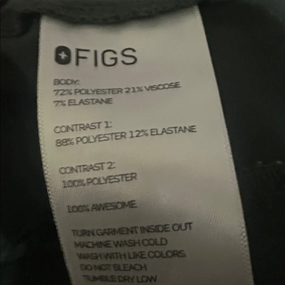 FIGS Mens Tansen Jogger Scrub Pant Moss Green Size‎ Medium